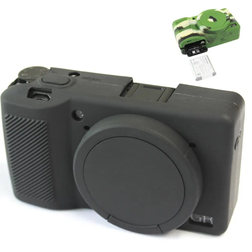 Резиновый силиконовый защитный чехол для корпуса телефона Ricoh GR III GR3 DSLR защитная
