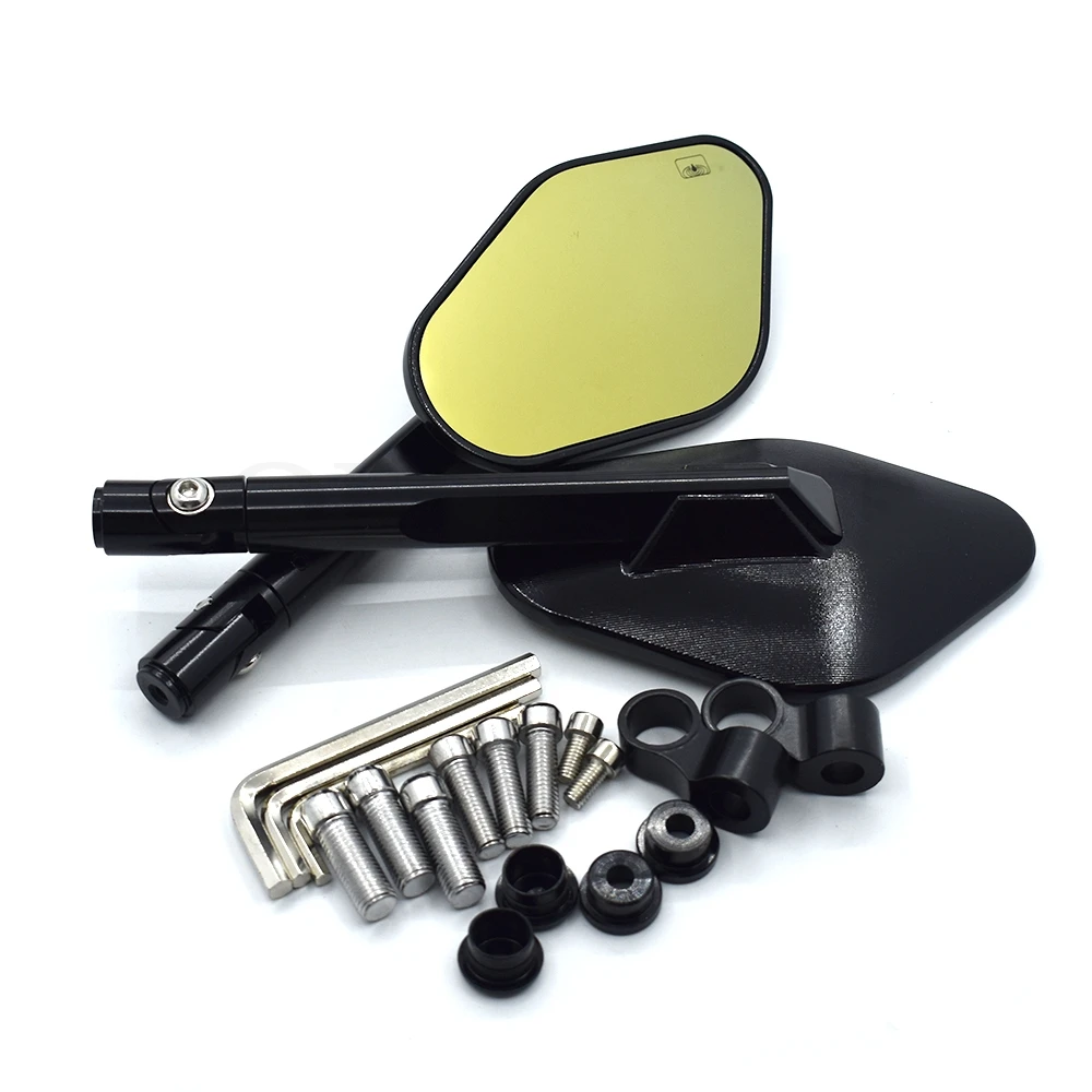 

FOR HONDA CBR600F CBR600RR CBR650F CBR900RR GSR600 New universal motorcycle 8mm 10mm CNC aluminum motorcbike rearview mirror