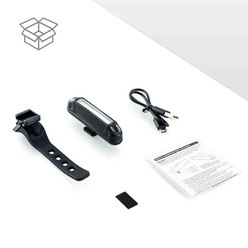 USB Перезаряжаемый светодиодный Предупреждение велосипеда MTB передний задний фонарь#266046