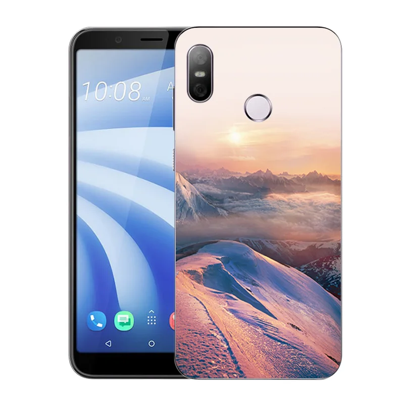 Мягкий чехол для HTC U12 life прозрачный силиконовый 6 0 дюйма задняя крышка телефона с