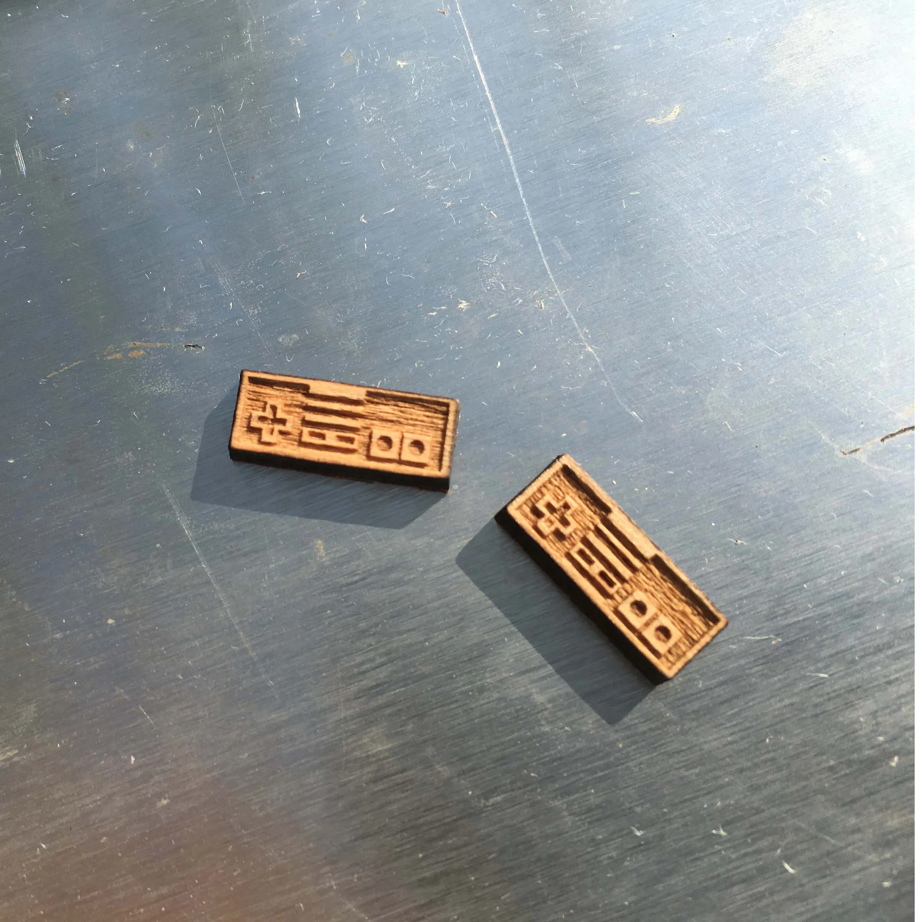 Лазерная гравировка 90s игра висячие серьги в виде игрового пульта контроллер