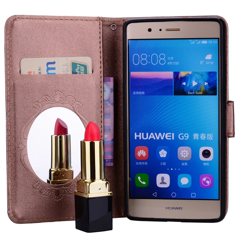 Чехол для телефона Huawei P9 Lite/P9 Lite 2017 чехол 5 2 &quotЦветок Кожаный захлопывающийся