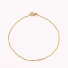 Мужские и женские браслеты-цепи DOTIFI, из нержавеющей стали золотого и серебряного цвета, для подвесок, ювелирных изделий A1221