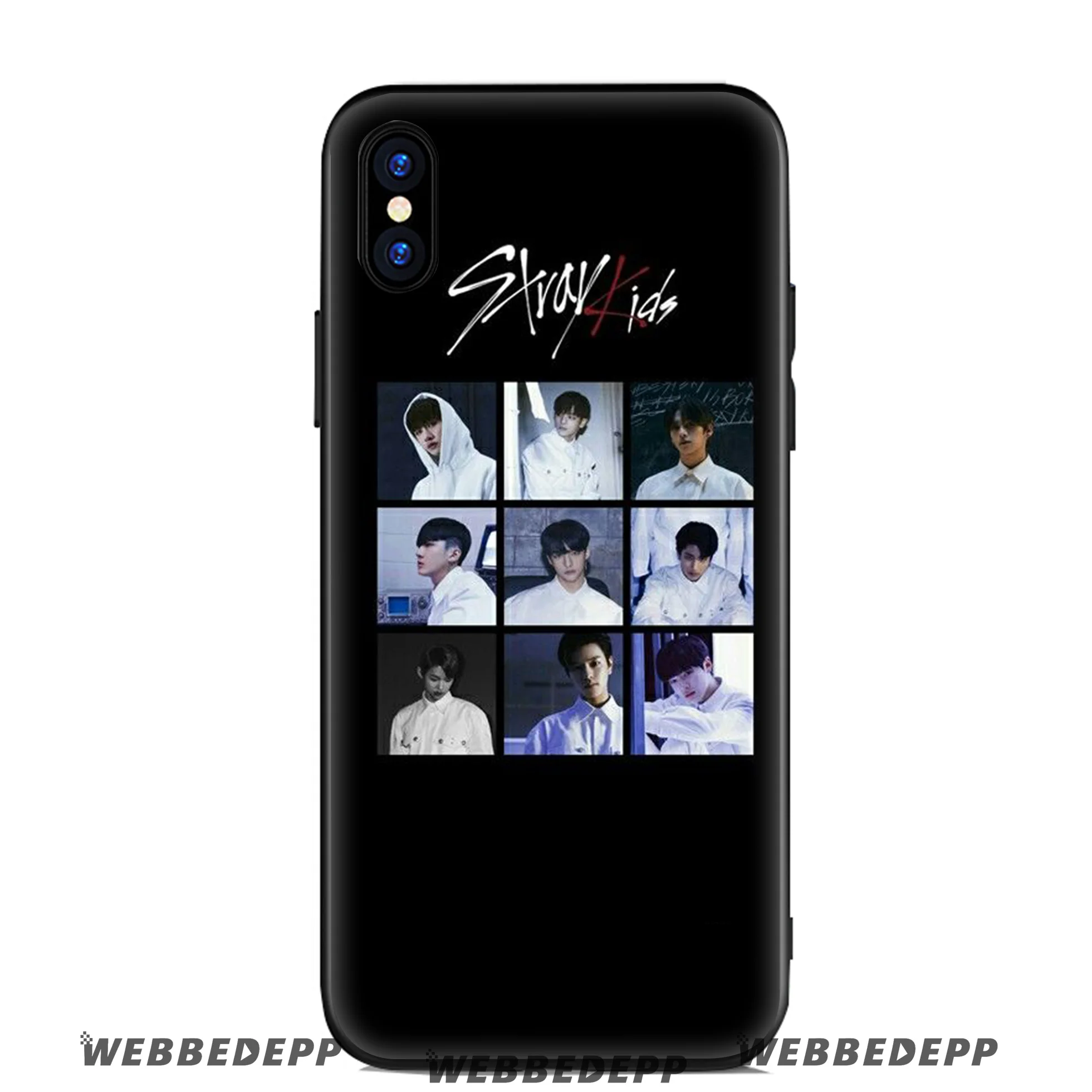 WEBBEDEPP Stray Kids K pop Soft Silicone Case for Apple iPhone 11 Pro Xr Xs Max X or 10 8 7 6 6S Plus 5 5S SE TPU |