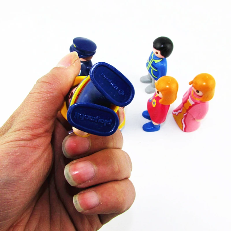Горячие продажи Playmobil немецкие игрушки DIY 7 шт. фигурки для женщин и мужчин дети