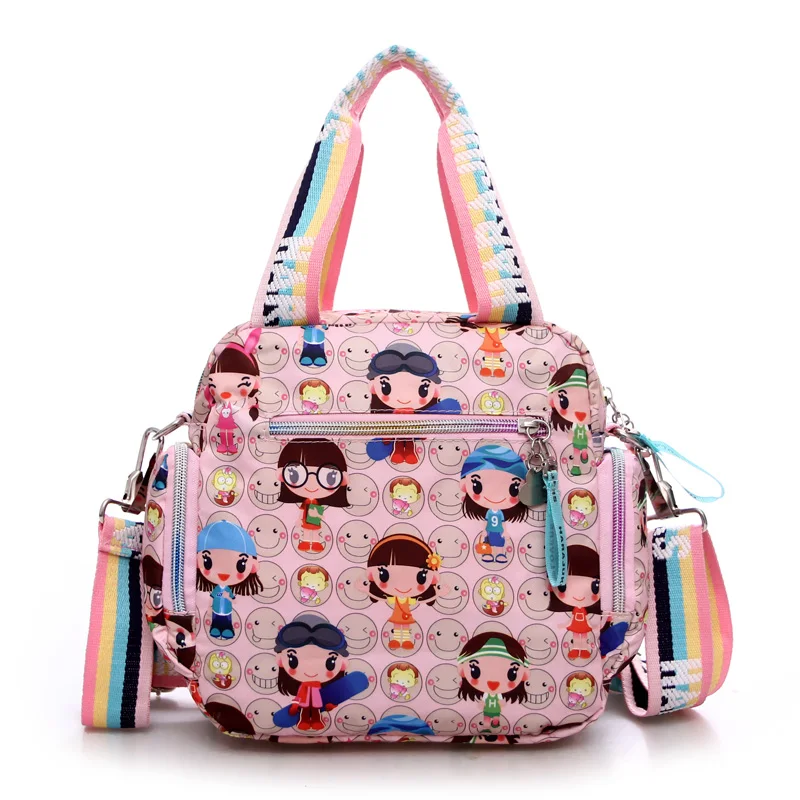 newharajuku doll key chain waterproof nylon handbag ladies bag one shoulder cartoon bolsos cross body bags handbags mother bag free global shipping