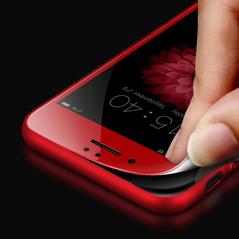 стекло на айфон 6 6s 7 8 X для iphone Plus S plus Ultr тонкий 3D полный Экран протектор Мягкий