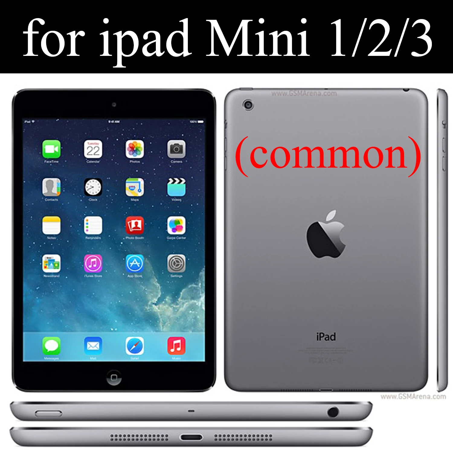 QIJUN tablet flip case for Apple iPad Mini 1 2 3 leather fundas protective Silicone soft Shell Stand cover capa mini3 mini2 | Компьютеры и