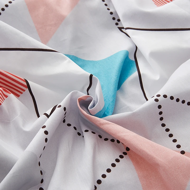 Новый дизайн комплект хлопкового постельного белья 1 шт постельное