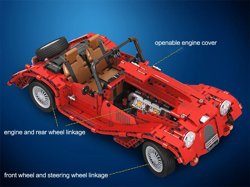 Jalopy Roadster Classic Car Creator Expert Technic строительные блоки кирпичи подходят для города DIY игрушки подарки для детей мальчиков дети