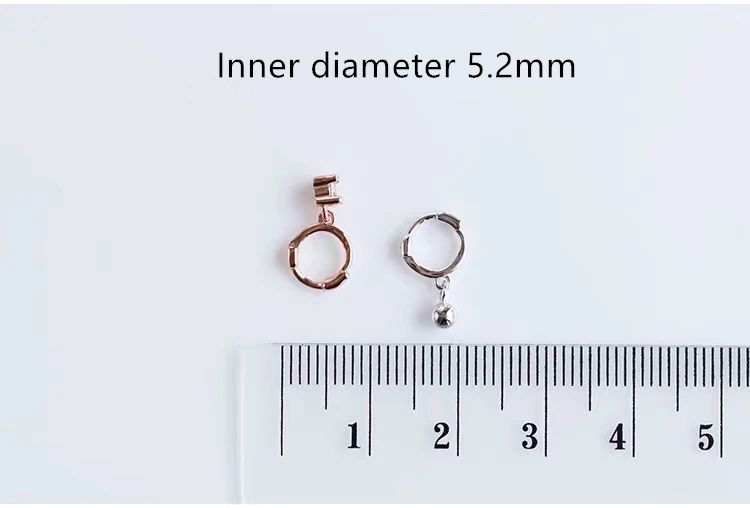 Серьги из стерлингового серебра S925 пробы, простой крест, звезда, в форме сердца, шар, маленькое ухо, кость, ухо, пряжка, модное, дикое, для женщин, девушек, ухо, ювелирное изделие