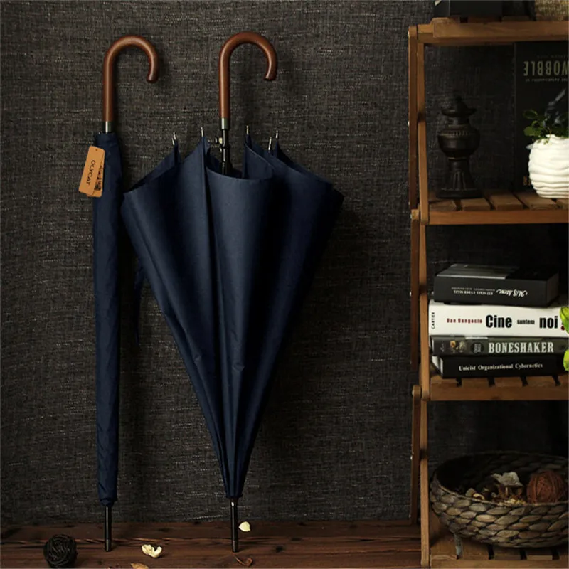 Автоматические большие дождевые зонтики Emi мужские брендовые длинные