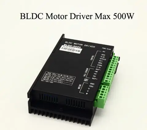 Драйвер двигателя BLDC Φ 24 в 36 48 В DC без щеток 500 Вт Диапазон напряжения 50
