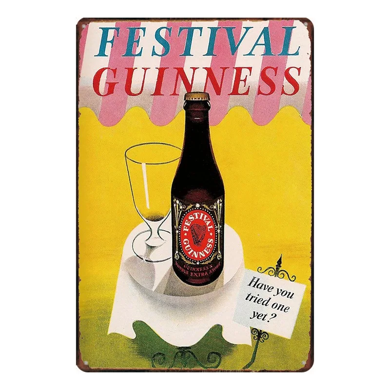 Goodness Guinness Ретро стиль барные таблички металлический знак украшение на стену
