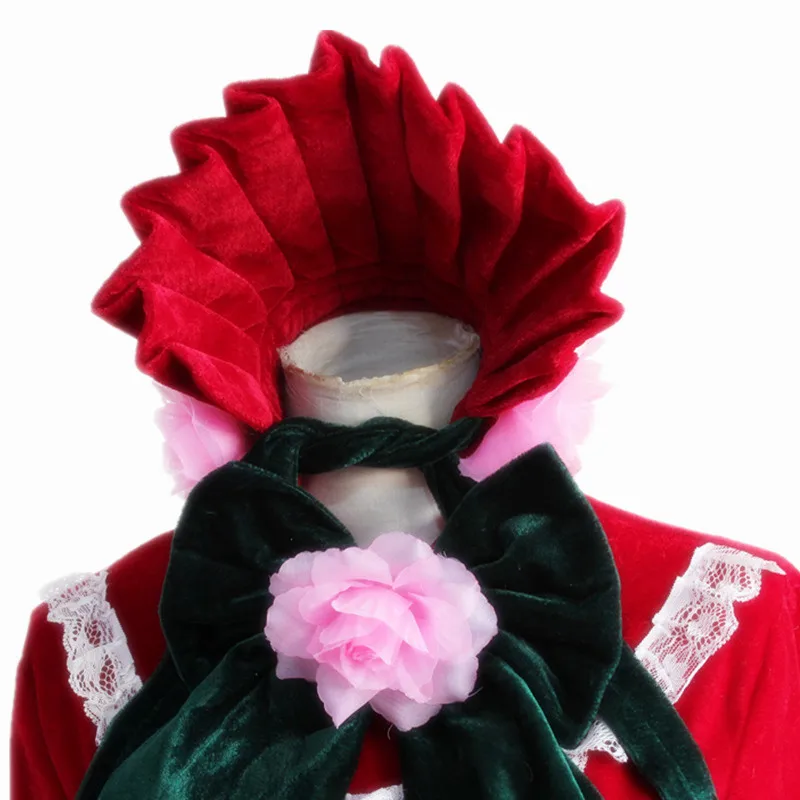 Новый аниме Rozen Maiden Shin Ku Косплей Костюм RedRiding Красная Шапочка красное платье с