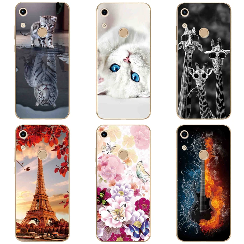 For Huawei Honor 8A Case Phone Back Cover Painted 8 A JAT-LX1 6.09&quot Protection Shell |