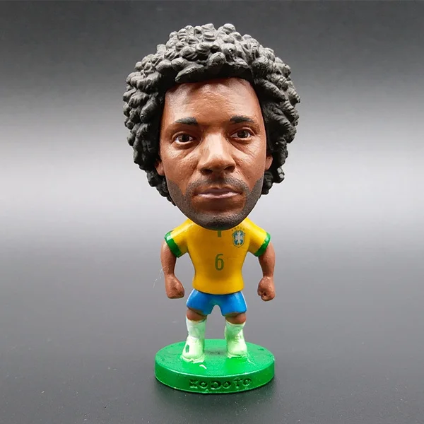 Soccerwe Бразилия Футбольная звезда прекрасные фигурки модель игрушки болельщики