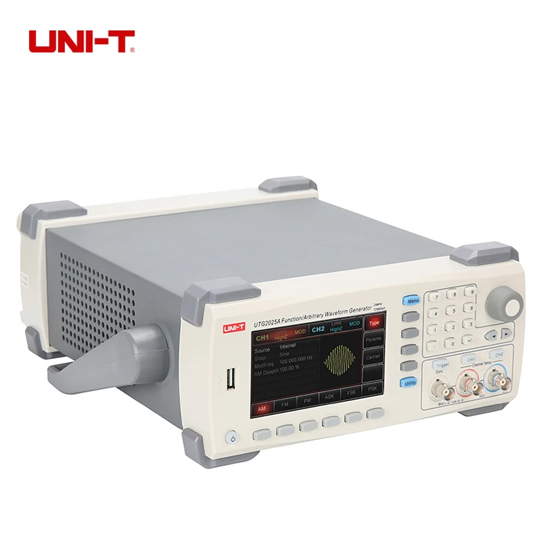 UNI T UTG2025A 25MHz USB двухканальный сигнал Функция произвольный генератор сигналов 200MSa/s