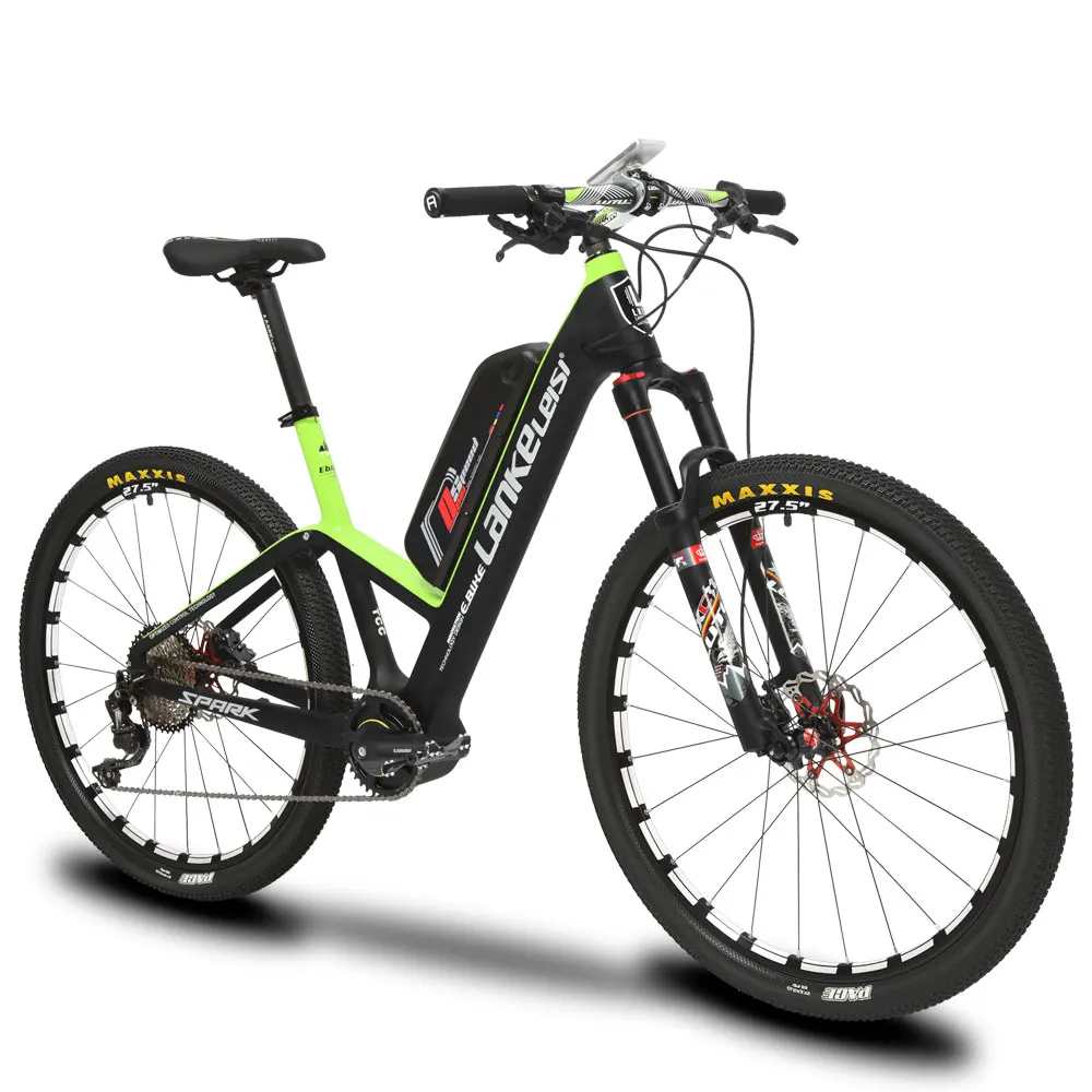 Cyrusher TCC карбоновый Рамный горный велосипед 350 Вт 17X27 5 дюйма 48 В 11ah 10 скоростной