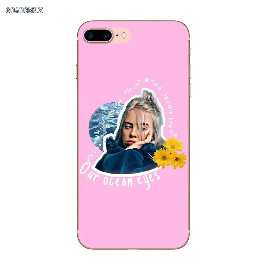 Прозрачные мягкие чехлы для iPhone 6 6S 7 8 Plus X XS MAX XR 4 4S 5 5S SE 5C Billie Eilish Hot Music