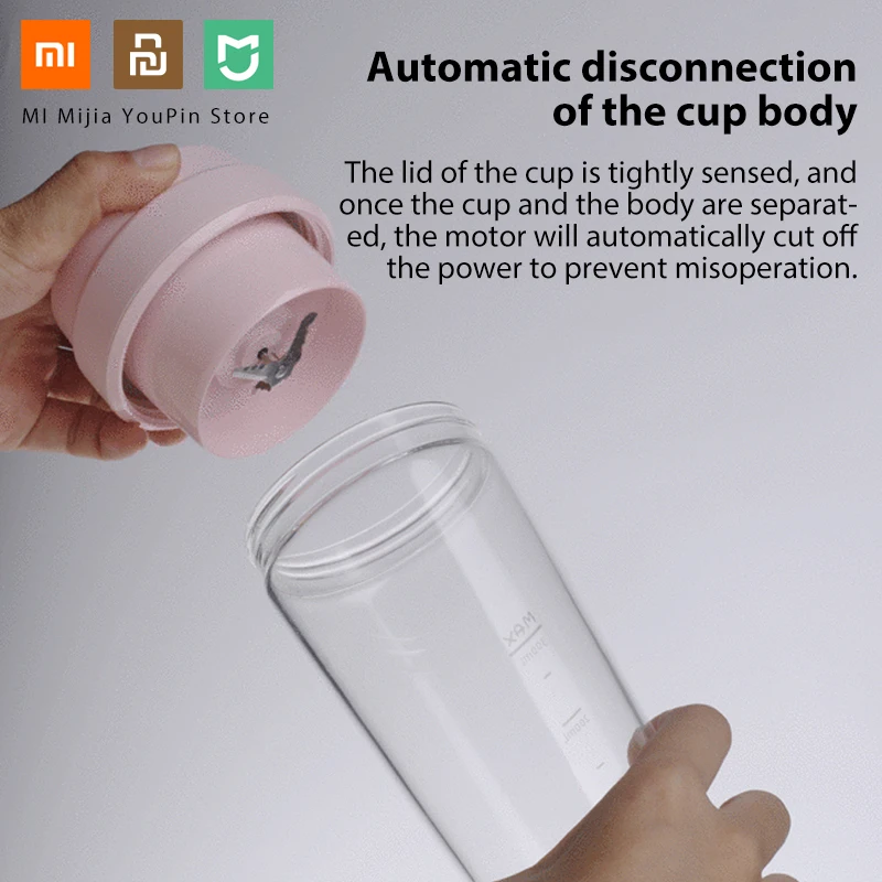 Xiaomi 17PIN Star Firut Cup Portable Juicer 400ML Fruit Magnetic charging 30 Seconds Of Quick Juice Suitable For Fitness | Электроника
