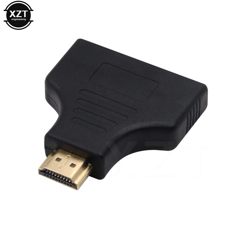 1 4 HDMI-совместимый переходник с портом папа на 2 гнезда дюйм разветвитель кабеля
