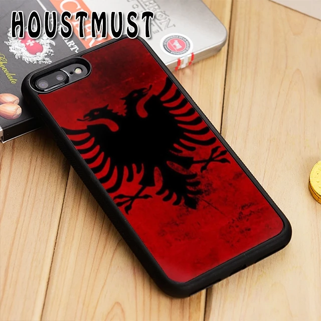 HOUSTMUST Армении Албании России эмблема флага чехол Чехол для iPhone 5 5S 6 S 7 8 X XR XS max galaxy S6