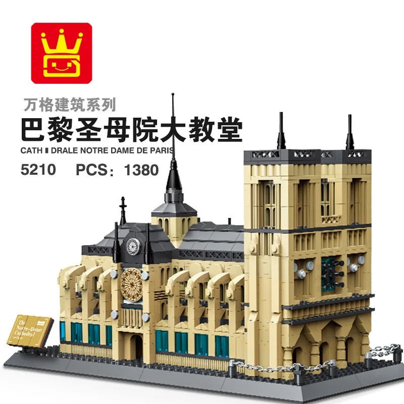 Building Blocks Assembled in World Famous Architectural Attractions Lego Notre Dame legaochangpin | Дом и сад