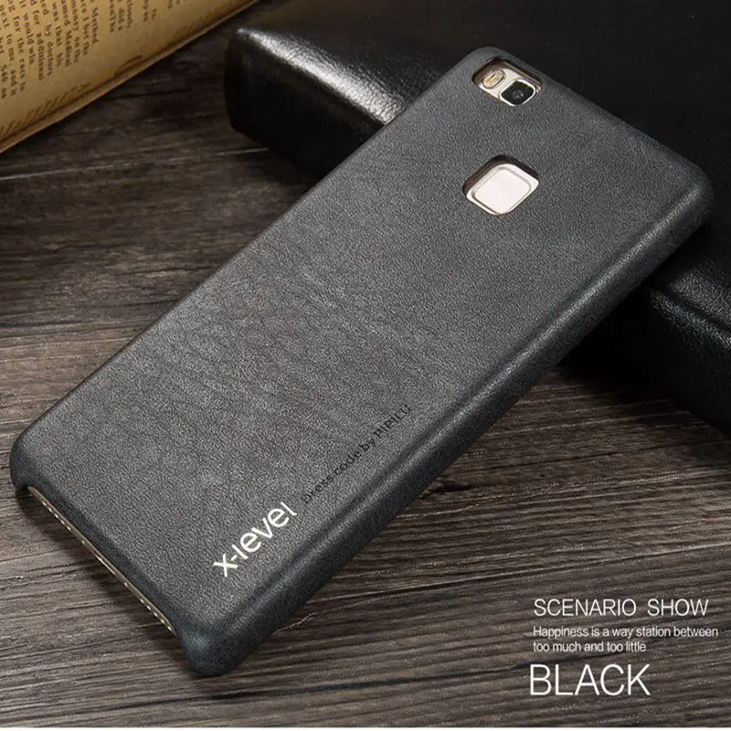 X-Level Роскошный кожаный чехол для huawei P9 Lite P10 P9 Nova 2 Plus mate 9 Pro Honor 9 V9 8 Lite Твердый чехол для huawei P9Lite