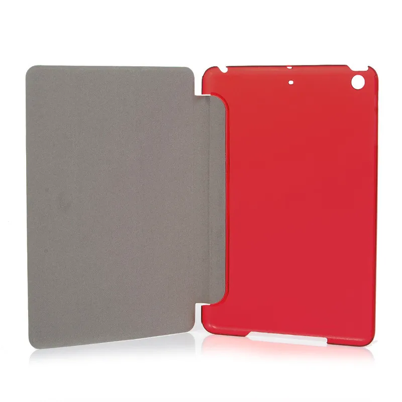 Ultra Slim Tri-fold Magnetic Leather Case For ipad 2017/Air/Air 2 9.7&quot Crystal Transparent Smart Stand Cover Shell Funda Holder |