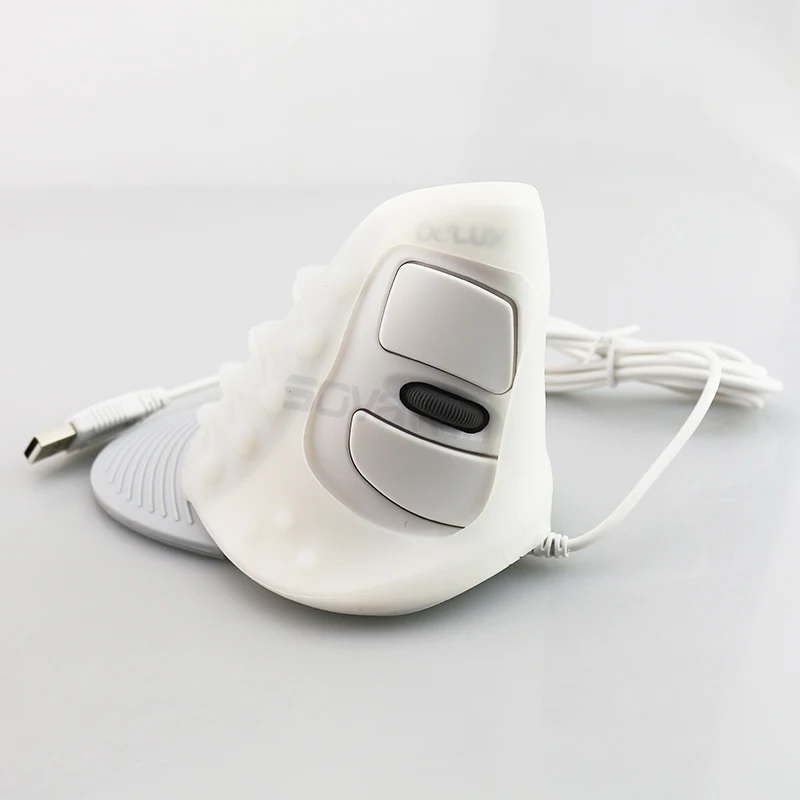 Вертикальная мышь Delux M618 Проводная эргономичная компьютер Мышь USB человеческой