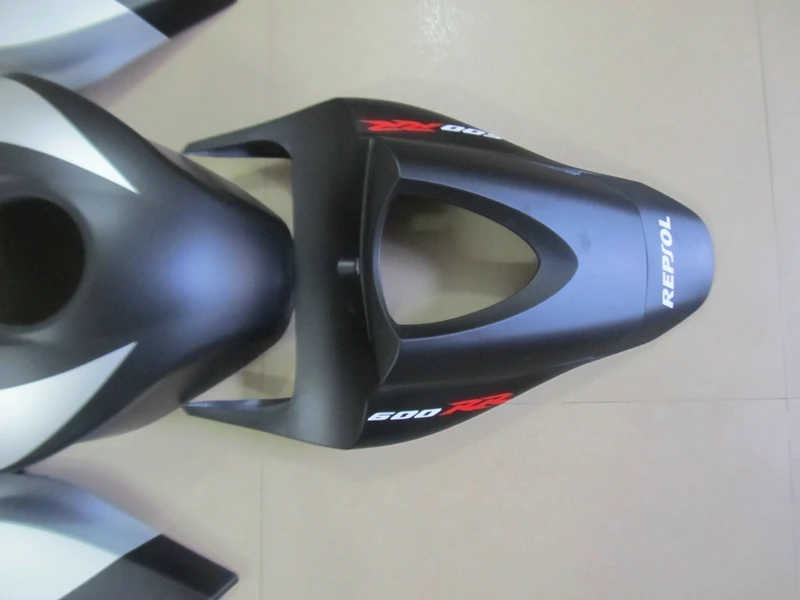 Литье под давлением 100% новый набор обтекателей для Honda CBR600RR 07 08 Серебристые