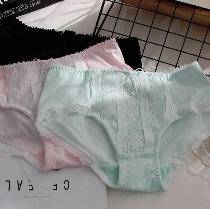 100% реальные фотографии высокое качество M L XL милые хлопковые кружевные розовые