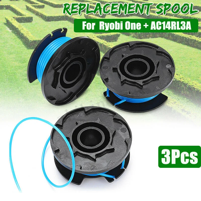 3 шт. приманка для рыбалки Замена Ryobi One + AC14RL3A OEM триммер линия катушка graden резка crass