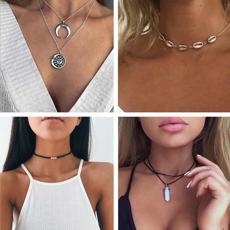 Tenande в стиле панк ретро бусины стрела корпус ананас Луна искусственная для женщин