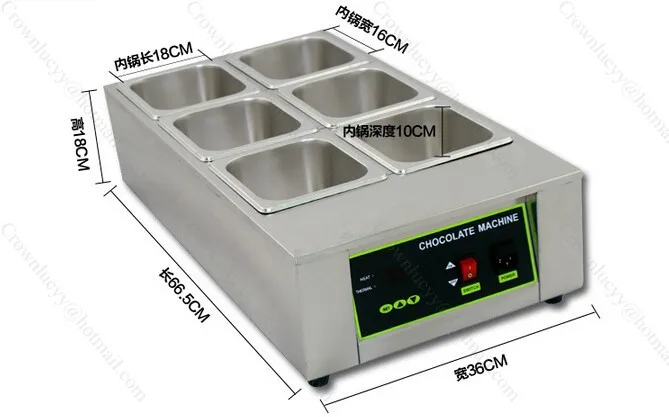 6 решетчатая закаленная шоколадная плавильная печь для продажи|chocolate melting|tempering