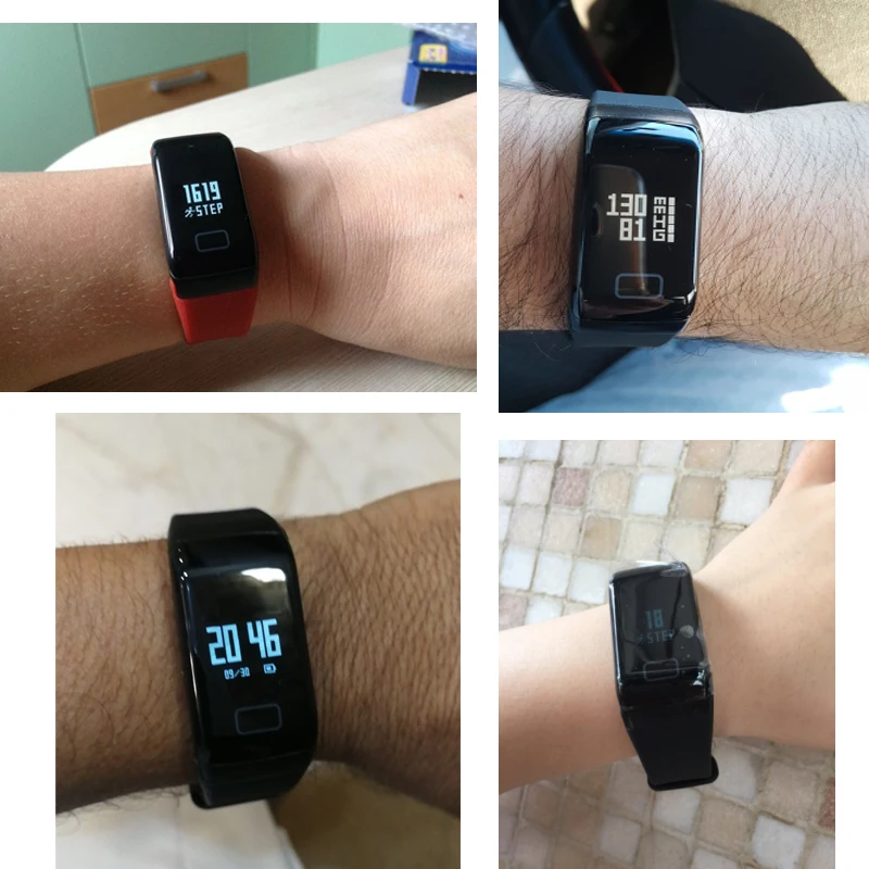 KWSHUYOU F1 pedometer fitness bracelet blood pressure women smart android heart rate monitor band life waterproof | Электроника