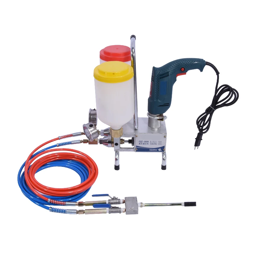 QZ 800 машина для заземления под двойным давлением инъекционный насос с элементом
