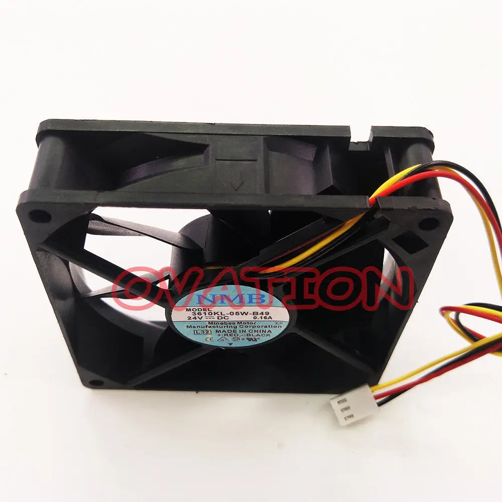 PC Computer Case Fan Heatsink Cooler For NMB-MAT7 3610KL-05W-B49 9225 inverter 24V dual ball bearing fans 92*92*25mm Cooling | Компьютеры