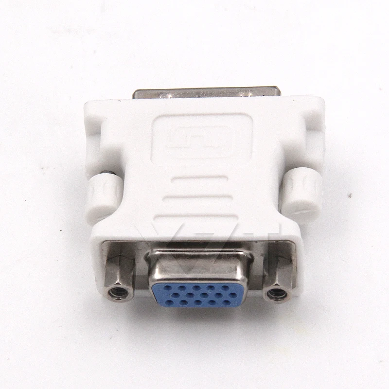 В новейшей горячей 5 шт./лот DVI-I 24 + Pin VGA папа к DVI Женский видео конвертер адаптер