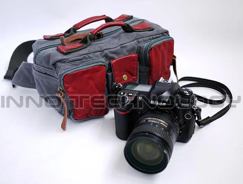 COURSERR фотографии поясные пакеты с paition Мягкий Холст DSLR цифровая фотокамера сумка