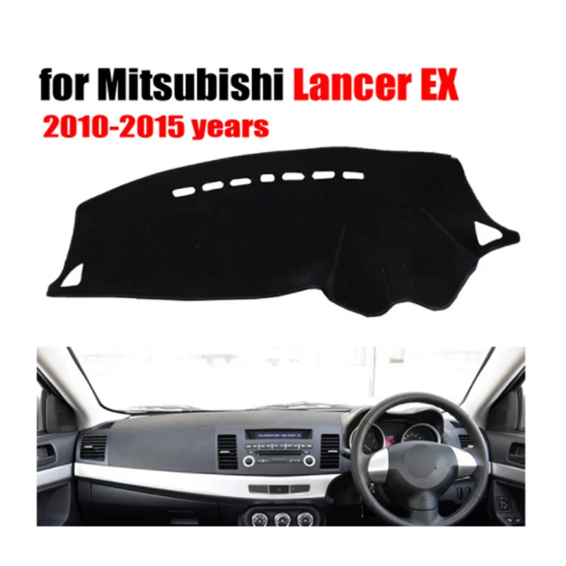 Чехлы для приборной панели автомобиля RKAC Mitsubishi LANCER EX ES 2010 2015 года коврик с правым