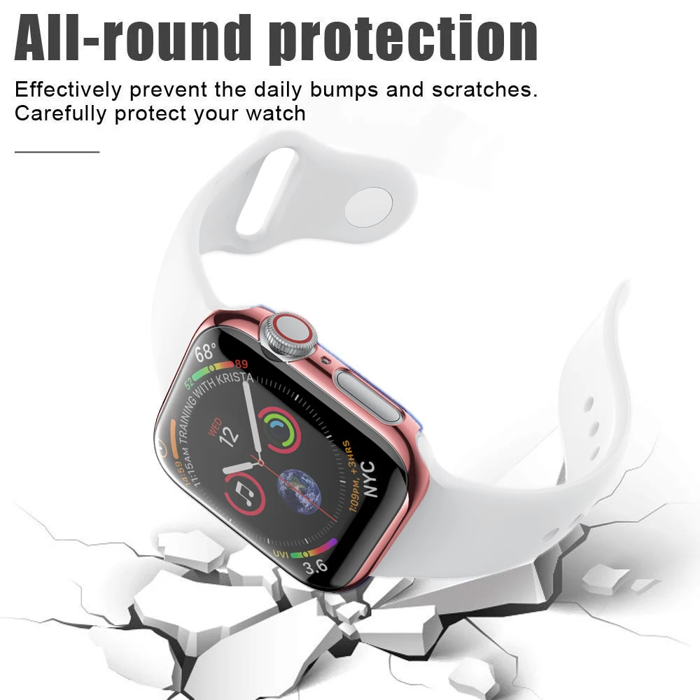 Защитный чехол для экрана Apple Watch 4 3 iwatch 42 мм 44 38 40 ударопрочный защитный корпуса |