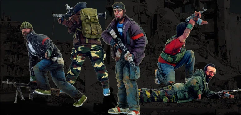 Новая сборная 1/35 старинная стойка включает 5 человек фигурка из смолы
