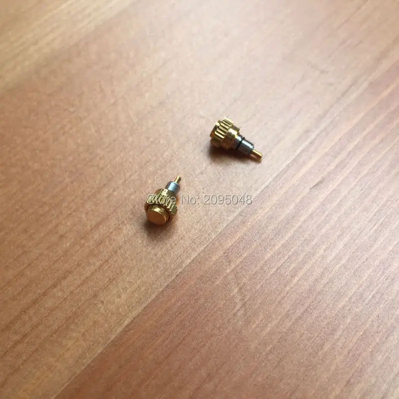 2pieces/set waterproof watch screw push button crown for RLX Cosmograph Daytona automatic chronograph watch 116520 116515 116500