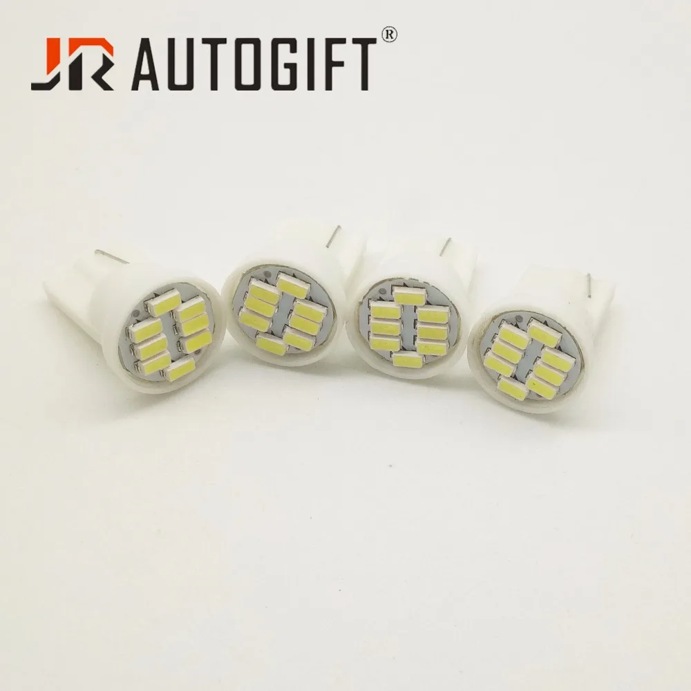 автомобильные лампы 500x LED 24V 12V T10 8 SMD 3014 194 168 W5W для индикаторов автоматической передачи, освещения приборов и номерного знака