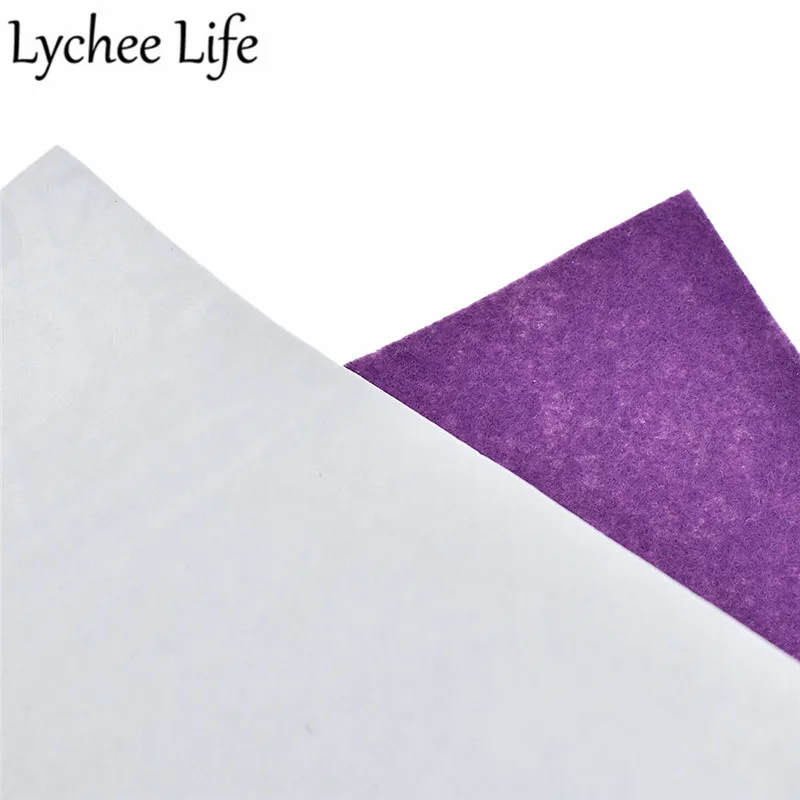Lychee Life A4 1 мм Самоклеющаяся фетровая ткань сплошной цвет 29x21 см фетровая ткань ручной работы домашняя фабрика Швейные декоративные принадлежности