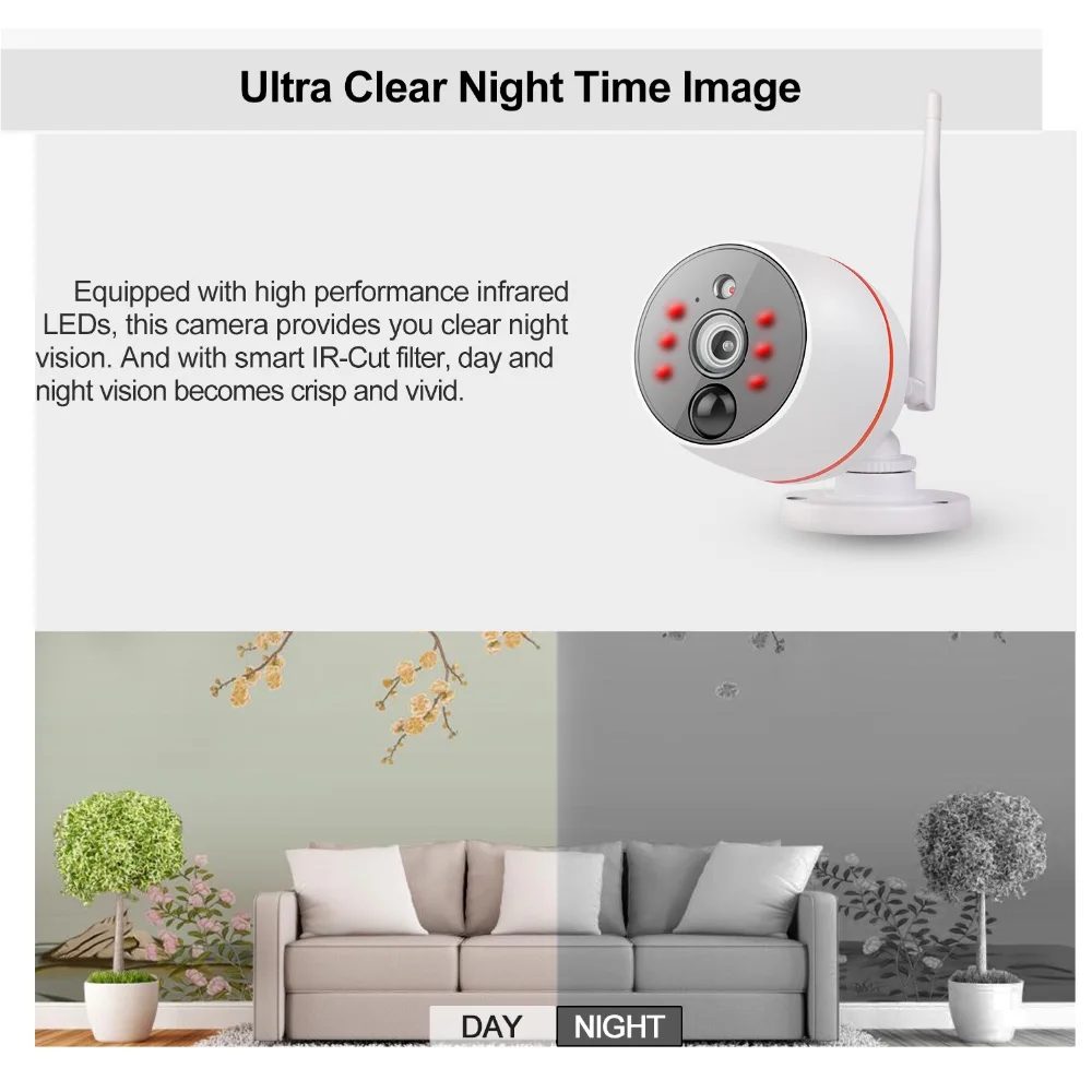 Majatic WI-FI IP Камера 1080 P CCTV пуля Водонепроницаемый Беспроводной дома