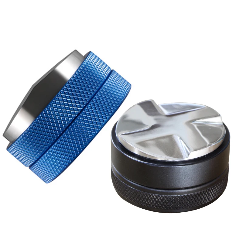 Convex Adjustable Coffee Espresso Tamper 304 Stainless Steel Three/Four Angled Slopes Base Powder Hammer Distribution Tools|Темперы для