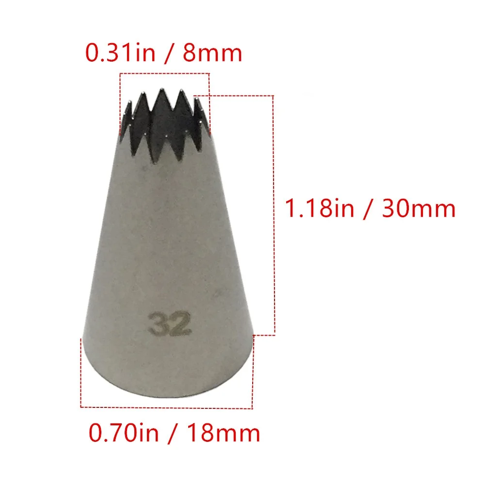 Насадка для крема 1 шт. инструменты украшения торта из нержавеющей стали|nozzle
